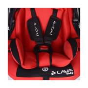 Lava Baby Pedli Ana Kucağı Taşıma Koltuğu Siyah - Kırmızı