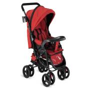 Babyhope BH 617-91 Çift Yönlü Puset - Kırçıllı Kırmızı