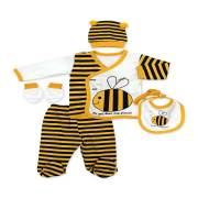 Necixs Arılı 5 li Bebek Zıbın Seti