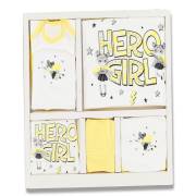 Leylek 4222-Bebe 10 Lu Hero Gırl Zıbın Set 0-3 AY Sarı Renk