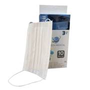 Two Tech Medical Burun Telli 3 Katlı 90gr Meltblown Filtreli Yetişkin Maske 10lu - Beyaz