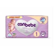 Canbebe Bebek Bezi 1 Numara 40 Adet Yenidoğan Jumbo Paket