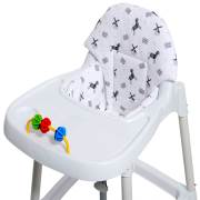 SafeMom Müslin Mama Sandalyesi Minderi - Zebra