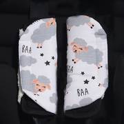 SafeMom 2li Müslin Kemer Pedi - Kuzu