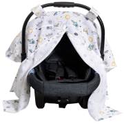 SafeMom Müslin Ana Kucağı Örtüsü - Uzay