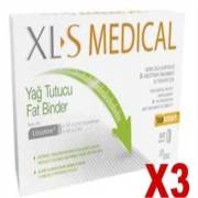 Xl-S Medical ( Medikal ) Yağ Tutucu Fat Binder 60 Tablet 3 Adet