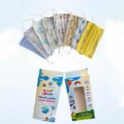 Two Tech Medical Burun Telli 3 Katlı 90gr Meltblown Filtreli Desenli Çocuk Maskesi 10lu