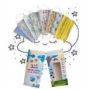Two Tech Medical Burun Telli 3 Katlı 90gr Meltblown Filtreli Desenli Çocuk Maskesi 10lu