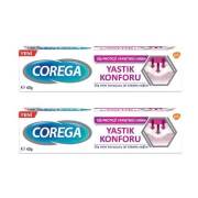 Corega Yapıştırıcı Krem 40gr Yastık Konforu-2 Adet