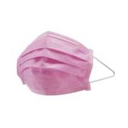 Arizon Lastikli Burun Telli Ultrasonik Gövde 3 Katlı Cerrahi Maske 3x50li - Pembe