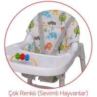 Pilsan Pratik Mama Sandalyesi + Mama Sandalyesi Minderi Hediyeli