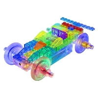 Laser Pegs-Rastplay-Pb2160B 12 İn Formula Racar-Lego