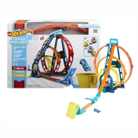 Hot Wheels Track Builder Üçlü Çember Aksiyonu GLC96