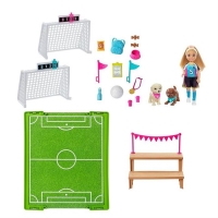 Barbie Seyahatte Futbolcu Chelsea Oyun Seti Ghk37