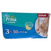 Prima Aktif Bebek Midi İkiz Paket 3 Numara 50 Adet 4-9 kg