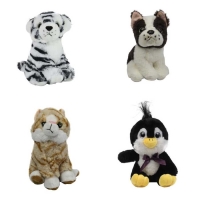 Peluş Oyuncak Hayvanlar 27 Asorti Karışık 17 Cm