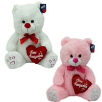 Peluş Kalpli Ayı 50 Cm 