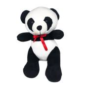 Kırmızı Papyonlu Peluş Panda 50 Cm