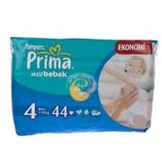 Prima Aktif Bebek Maxi İkiz Paket 4 Numara 44 Adet 7-18 kg