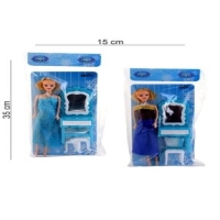 Poşette Snow Ice Makyaj Masalı Bebek