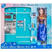 Karlar Ülkesi 2 Li Dolap Bulaşık Makinası Bebekli