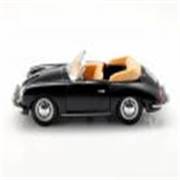 Sunman Porsche 356 B Cabriolet Year 1961 black 1:24 Bburago  S01022078