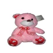 Acar Peluş Kalpli Ayı Askılı  Acr-045