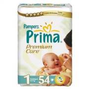Prima Premium Care Yenidoğan 1 Numara Dry Max 54 Adet 2-5 kg