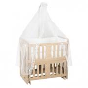 Bebetti 160 Zümrüt Tekstil+Beşik Seti Doğal