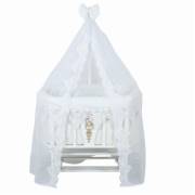 Bebetti 280K Osmanlı Güpürlü Tekstil+Beşik Seti Krem