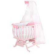 Bebetti 350 Eko Beşik+Tekstil Seti Pembe