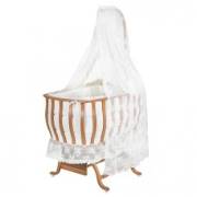 Bebetti 460 Lüks Tekstil+Beşik Seti Meşe