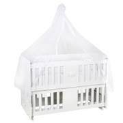 Bebetti 555B Gökyüzü Beşik+Teksil Seti Beyaz