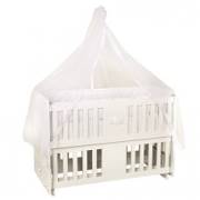 Bebetti 555K Gökyüzü Beşik+Teksil Seti Krem