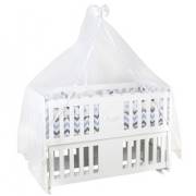 Bebetti 555M Gökyüzü Beşik+Teksil Seti Mavi