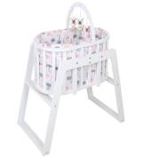 Bebetti 840P İnci Beşik Tekstil+Beşik Seti Pembe