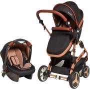 Bebetti T-1923GS Travel Sistem Bebek Arabası - Gold Siyah