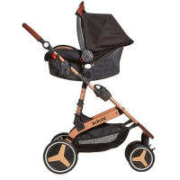 Bebetti T-1923GS Travel Sistem Bebek Arabası - Gold Siyah