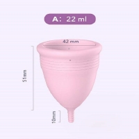 Mothersmart Femometer Menstrual Kap - Adet Kabı Pembe - A Ebatı