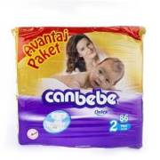 Canbebe Mini 2 Numara 80 Adet 3-6 kg.