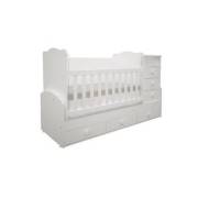 Babyhope 930-58 Nevada Büyüyen Beşik 6 Çekmeceli - Mat Beyaz