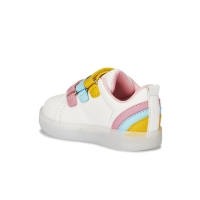 Vicco Bebe Işıklı Ayakkabı 220.B21Y.212 Beyaz-Pembe / 24