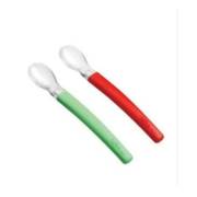 Wee 122 Mama Kaşığı 2li - Kırmızı Yeşil