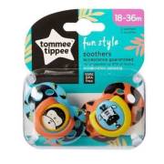 Tommee Tippee Ortodontik Emzik 2li 18-36 Ay Mavi-Turuncu