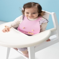 Wee Baby 927 Prime Silikon Mama Önlüğü Pembe