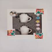 AtölyEmek 2 Adet Maxi Fincan Kedisi Taş Saksı Boyama Seti