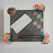 AtölyEmek Gizemli Kitaplar Taş Saksı Boyama Seti