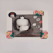 AtölyEmek Taçlı Tavşan Taş Saksı Boyama Seti