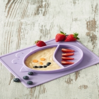 Wee Baby 925 Prime Matlı Tabak Mor