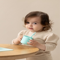 Wee Baby 926 Prime Silikon Kulplu Bardak Yeşil